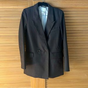 NWOT Casual H&M Oversized Brown Plaid Blazer